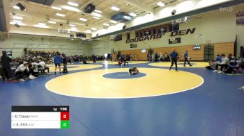 129 lbs Round Of 16 - Deven Casey, Immaculate Conception (IL) vs Austin Ellis, Davis (UT)