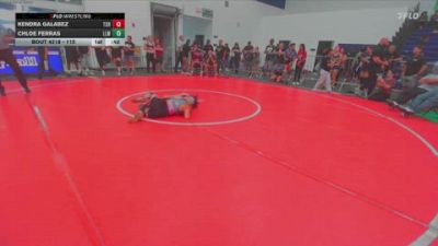 115 lbs Cons. Round 2 - Kendra Galabez, Torrance vs Chloe Ferras, Lady Lancers Wrestling