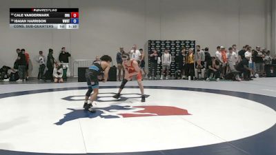57 kg Cons. Sub-quarters - Cale Vandermark, Sebolt Wrestling Academy vs Isaiah Harrison, Wyoming Wrestling Reg Training Ctr