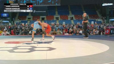 144 lbs Quarters - James Anderson, OK vs Gideon Gonzalez, NJ