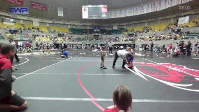 46 lbs Quarterfinal - Hudson Knighten, Conway Wrestling Club vs Issac Daniel, Pottsville Apache Youth Wrestling