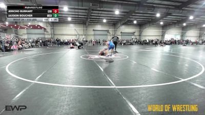 115 lbs Round Of 64 - Jericho Burkart, Coweta Tiger Wrestling vs Jaxson Boucher, Michigan Premier Wrestling Club