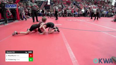 58 lbs Round Of 16 - John MacMunn, Perry Wrestling Academy vs Daxton Pickering, Tonkawa Takedown Club