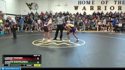 126 lbs Cons. Semi - Konnor Baratklimesh, Oelwein vs Landon Thomsen, North Linn