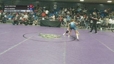 106 lbs Round Of 32 - Allie Procter, GA vs Bella Manno, AZ