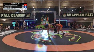 190 lbs Round 3 - Kanata Richardson, Unattached vs Lyla Hensen, Unattached