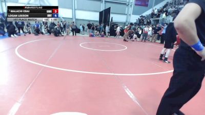 285 lbs 1st Place Match - Malachi Ebai, Oak Harbor Wrestling Club vs Logan Leeson, Inland Northwest Wrestling Training Center