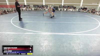 113 lbs 2nd Place Match (8 Team) - Greysen Packer, Idaho vs Jace Reed, Oklahoma Outlaws Red