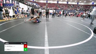 90 lbs Semifinal - Callen Anthony, Lions Wrestling Academy vs Levi Hale, BullTrained