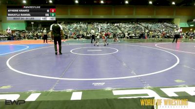 81 lbs Consi Of 8 #2 - Ayverie Krantz, Nevada Elite vs Makayla Rangel, Driller Wrestling Club