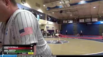 174 lbs Champ. Round 1 - Joseph Petrella, Gannon vs Greg Griffith, Alderson Broaddus