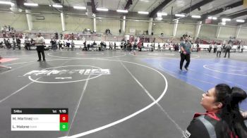 54 lbs 2nd Place - Mialani Martinez, 505 Wc vs Landon Malone, Durango WC