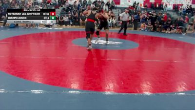 190 lbs Cons. Round 3 - Neyemiah Lee Griffieth, Orting vs Joseph Junod, Steilacoom
