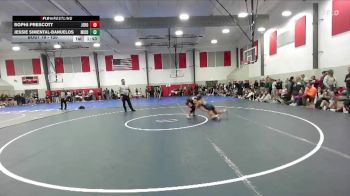 120 lbs Champ. Round 2 - Jessie Simental-Banuelos, Middleton vs Sophi Prescott, Jerome