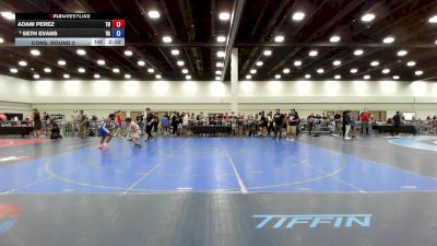 138 lbs Cons. Round 2 - Adam Perez, TN vs Seth Evans, VA