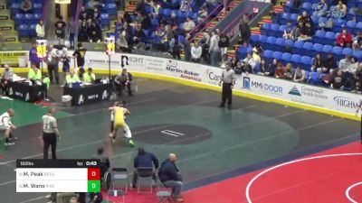 192 lbs Consi Of 8 #2 - Maladri Peak, Beth-Center vs Michael Wano, River Valley