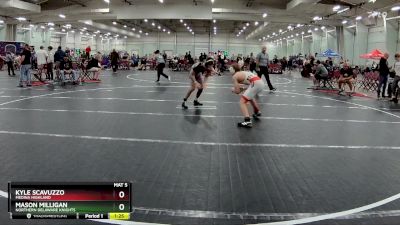 120 lbs Cons. Round 4 - Kyle Scavuzzo, Medina Highland vs Mason Milligan, Northern Delaware Knights