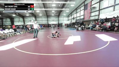 126 lbs Finals (4 Team) - Ridger Shaw, Hurricane vs Jax Talbot (SH), Uintah B