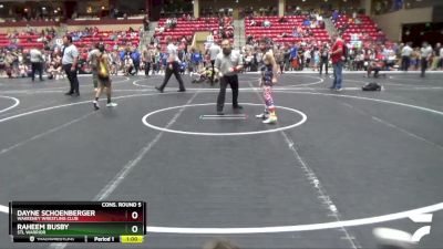 85 lbs Cons. Round 5 - Raheem Busby, STL Warrior vs Dayne Schoenberger, WaKeeney Wrestling Club