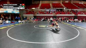 135 lbs Round 5 - 1st, 3rd, 5th, And 7th - Desiree Romero, Conroe Woodlands College Park vs Estrella Rios Galindo, Dripping Springs