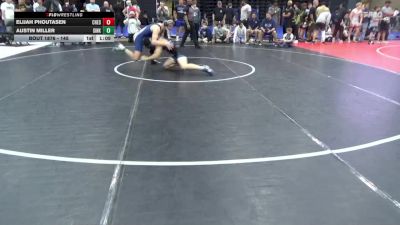 145 lbs Round Of 16 - Elijah Phoutasen, Chesapeake vs Austin Miller, Sinking Spring