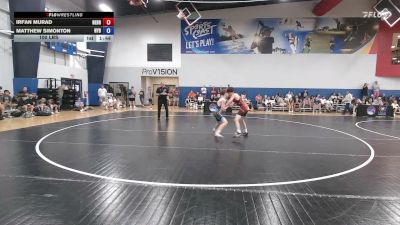 100 lbs Irfan Murad, Nebraska vs Matthew Simonton, New York Blue
