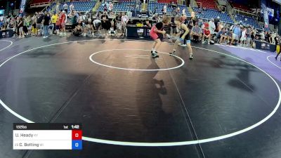 132 lbs Cons 16 #1 - Utah Heady, KY vs Cashtyn Botting, WI