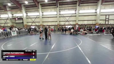 164 lbs Cons. Semi - Pepper Featherstone, MT vs Romie Uhrig, CO