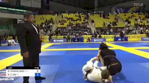 NADIA FRANKLAND vs BEATRICE Z JIN 2023 World Jiu-Jitsu IBJJF Championship