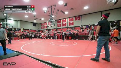170 lbs 5th Place - Londyn Farley, Bookert T Washington vs Kyli Davis, Dewar HS Girls