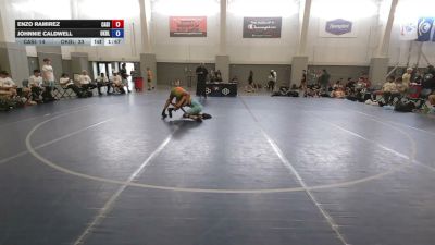 113 lbs Enzo Ramirez, California Silver vs Johnnie Caldwell, Oklahoma Blue