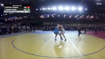 215 lbs Champ. Round 2 - Anthony Romero, Southwest Miami vs Cannon Voiles, McCallie School