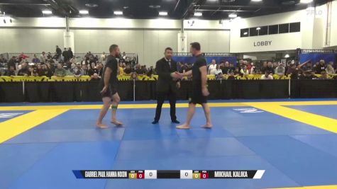 Mikhail Kalika vs Gabriel Paul Hanna Nixon 2024 World IBJJF Jiu-Jitsu No-Gi Championship