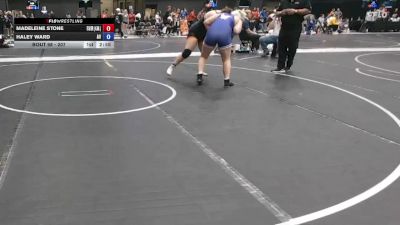 207 lbs Semifinal - Madeleine Stone, Baker University vs Haley Ward, Avila