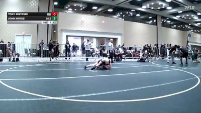 132 lbs Consi Of 8 #2 - Dionicio DePaolo, Stampede WC vs Carl Andrade, Iron Forge WC