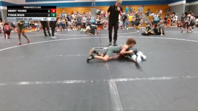 55 lbs Quarterfinal - Henry Young, Reverence Wrestling Club vs Tyson Ross, Summerville Take Down Club