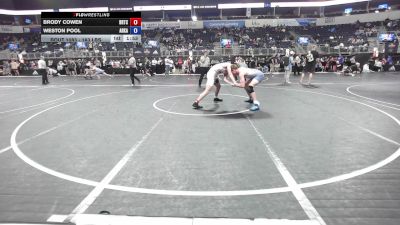 163 lbs Consi Of 8 #2 - Brody Cowen, Brtc vs Weston Pool, Arkansas Elite