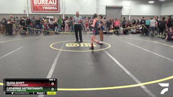 98-100 lbs Round 3 - Catherine Satterthwaite, Smithfield Wrestling vs Olivia Scott, Fort Chiswell Pioneers