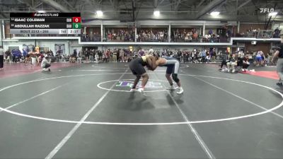 285 lbs Cons. Round 1 - Abdullah Razzak, St. Ambrose University vs Isaac Coleman, Eureka