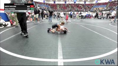 43-46 lbs 3rd Place - Heith Dollins, Madill Takedown vs Vale Torres., Standfast