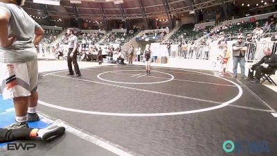 54 lbs Semifinal - Georgia Howell, Henryetta Knights Wrestling Club vs Preslie Dickerson, Blue Devil Wrestling