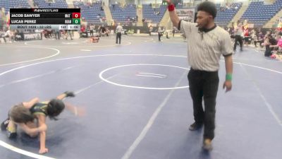 53 lbs Rr Rnd 4 - Jacob Sawyer, Mat Demon WC vs Lucas Perez, Bear Cave WC