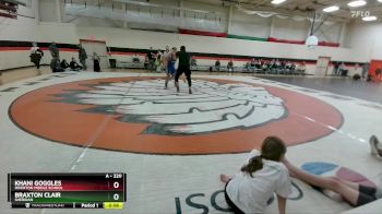 220 lbs Cons. Round 2 - Braxton Clair, Sheridan vs Khani Goggles, Riverton Middle School