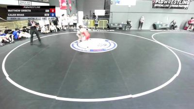 138 lbs Matthew Orbeta, SDIKWA - San Diego-Imperial Kids Wrestling Association vs Caleb Rivas, KTWA-Kings-Tulare Wrestling Association