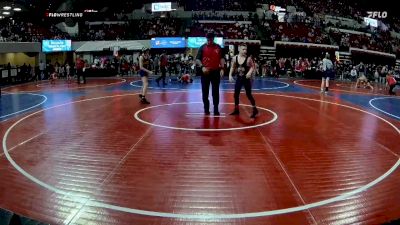 98 lbs Cons. Semi - Elijah Holinde, Glasgow Wrestling Club vs Tanner Myers, Thermopolis Wrestling Club