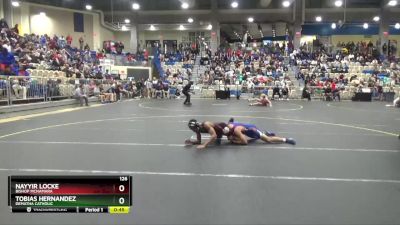 126 lbs Cons. Round 3 - Nayyir Locke, Bishop McNamara vs Tobias Hernandez, DeMatha Catholic