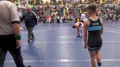 72 lbs Consy 4 - Gabe Peace, Quaker Valley vs Matthew Bly, Mat Assassins