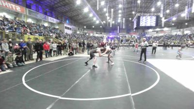 180 lbs Quarterfinal - Christopher Duval, Badlands Elite vs Peyton Vanatta, Pagosa Springs Middle School