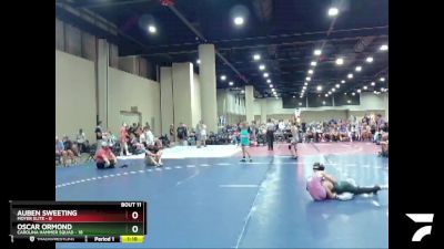 60 lbs Quarters & Wb (16 Team) - Auben Sweeting, Moyer Elite vs Oscar Ormond, Carolina Hammer Squad