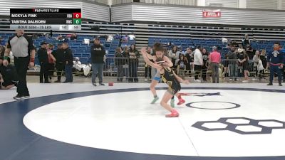 75 lbs 7th Place Match - McKyla Fink, Hammer Down Academy vs Tabitha Daleiden, Ringers Wrestling Club